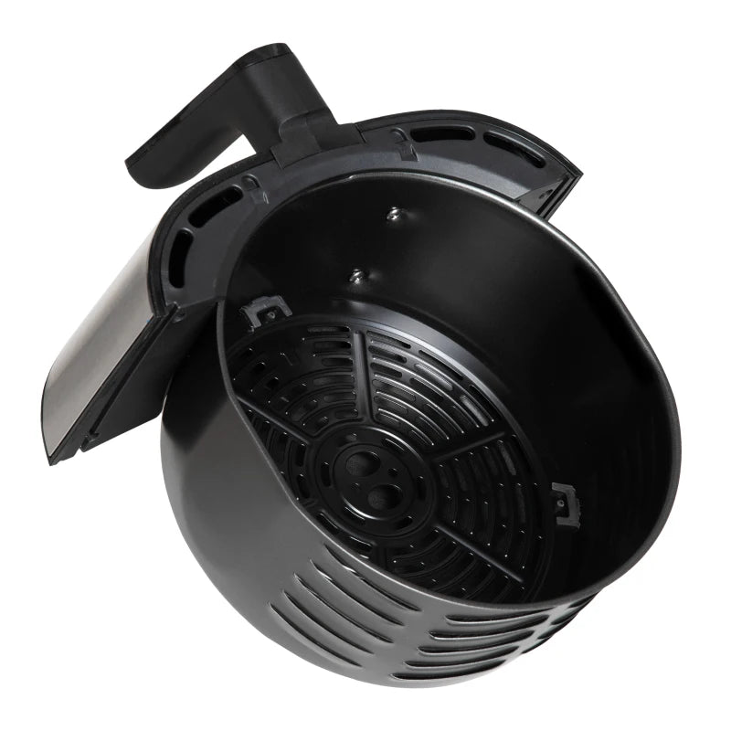 4.5L Air Fryer, 8-in-1 Digital Air Fryer Oven with Rapid Air Circulation, Temp Control & Timer, Non-stick Basket, Oil-Free Cook, 1500W, Black