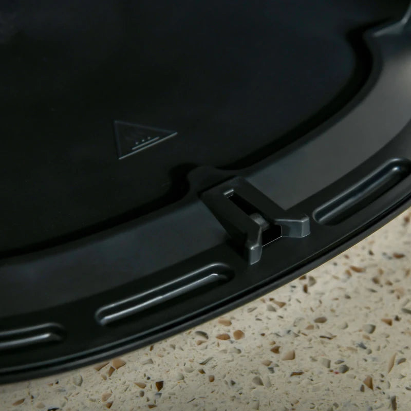 4.5L Air Fryer, 1500W Air Fryer Oven with Rapid Air Circulation, Adjustable Temperature, Timer and Nonstick Basket for Oil Less or Low Fat Cooking, Black