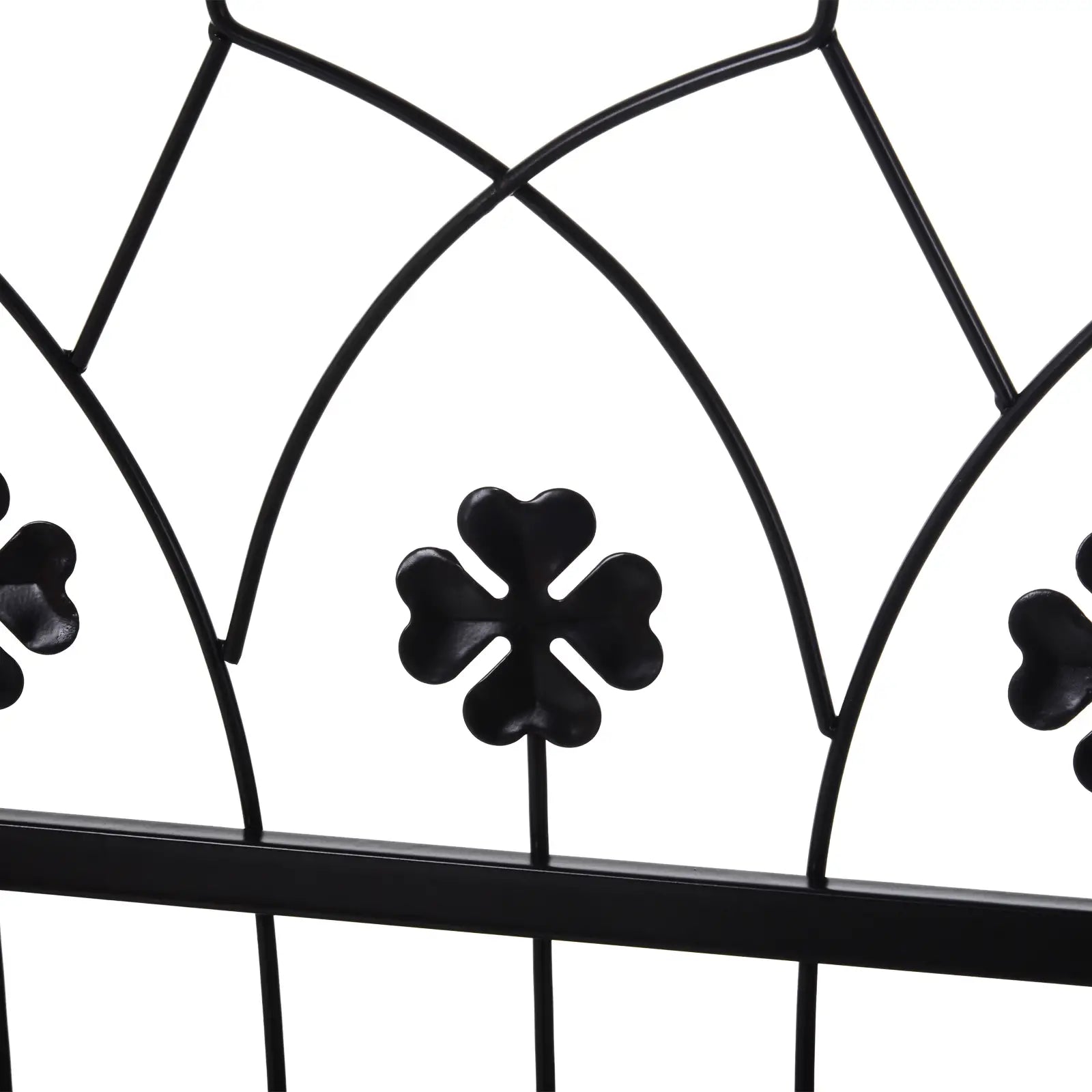 Garden Outdoor Entrance Arch with Door Outdoor Patio Decoration for Rose Trellis Arbour Climbing Plant 131L x 49W x 200Hcm