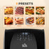 12L 8 in 1 Digital Air Fryer Oven with Roast, Bake, Dehydrate, 8 Preset Modes, Rapid Air Circulation, Timer, Inner Light, Memory Function, 1800W, Dish Wash Accessory, Black 4.9 Bargain Clearance Centre
