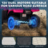 12V Kids Quad Bike with Forward, Reverse Functions, Ride-On ATV w/ Music, LED, Headlights, for Ages 3-5 Years - Pink