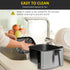6.5L Single Basket Air Fryer, 80-200°C Temperature, Black and Grey Bargain Clearance Centre