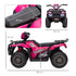 12V Kids Quad Bike with Forward, Reverse Functions, Ride-On ATV w/ Music, LED, Headlights, for Ages 3-5 Years - Pink