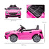Benz SLC 300 Licensed 12V Kids Electric Ride On, with Music, Remote Control, LED Headlights, Horn, Pink