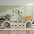 Monkey Design Kids Play Tunnel for Crawl and Climb, for 3-6 Years, Brown