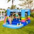 Kids Bounce Castle Inflatable House with Trampoline Pool Climbing Wall with Inflator Carrybag, 2.8 x 1.7 x 1.55m