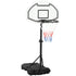 Portable Basketball Stand 94-123cm Basket Height Adjustable Hoop For Adults Suitable for Pool Side