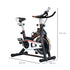 Exercise Bike, Indoor Cycling, with LCD Display, Heart Rate, Sensor - Black