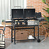 Dual Fuel BBQ Grill - Black
