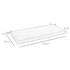 Garden Bench Cushion 2 Seater Loveseat Seat Pad for Patio Swing Furniture for Indoor & Outdoor Use, 120 x 50 x 8 cm, Black