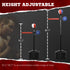 Adjustable Speed Bag, Boxing Bag, with Sand, Reflex Bar, Punching Pad, Multicoloured