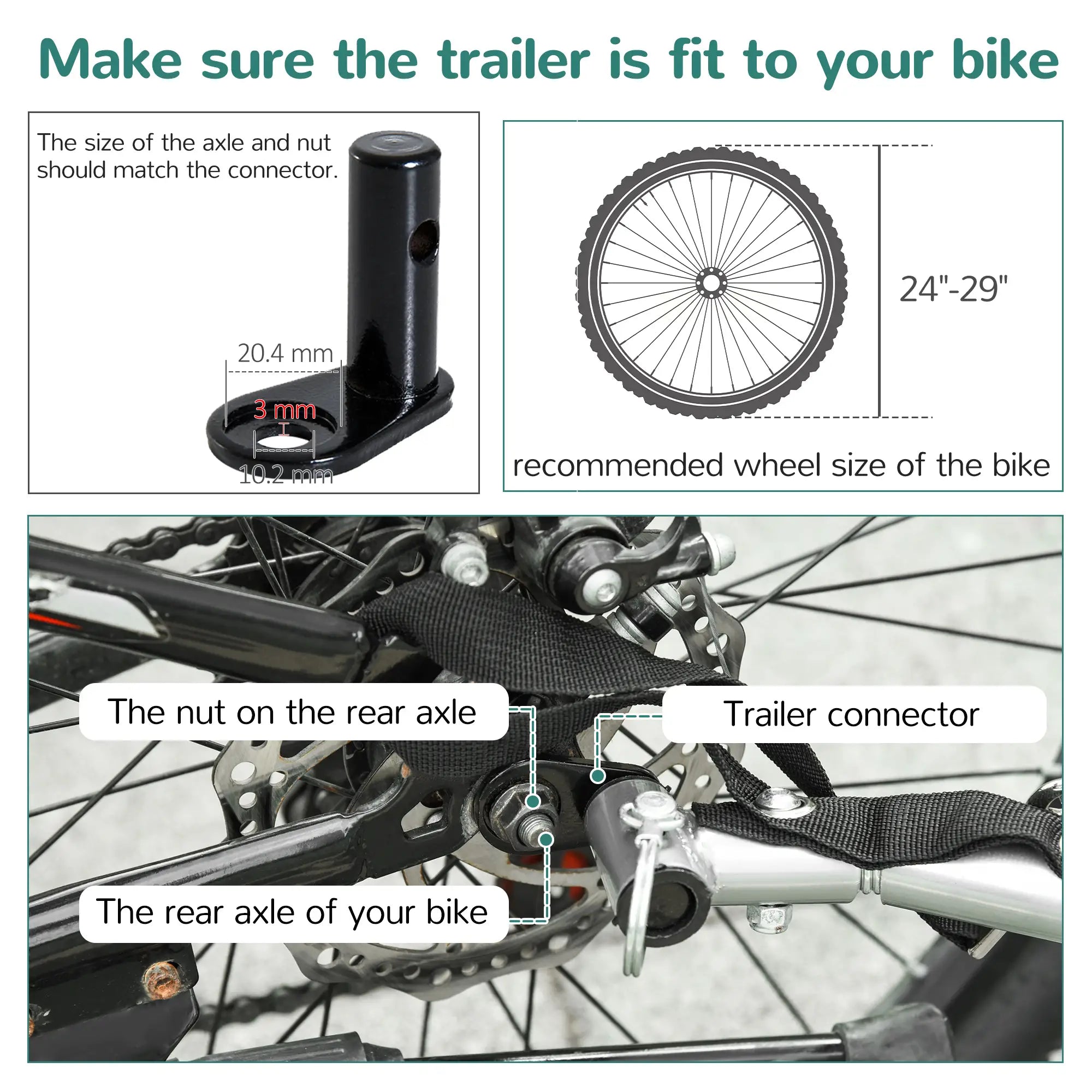 Baby Bike Trailer, Child Bicycle Trailer with 5 Point Harness, Steel Frame, Reflectors, Safety Flag, Hitch Coupler, Purple