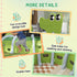 Crocodile Design Kids Play Tunnel for Ages 3-6 Crawl and Climb