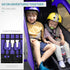 Baby Bike Trailer, Child Bicycle Trailer with 5 Point Harness, Steel Frame, Reflectors, Safety Flag, Hitch Coupler, Purple