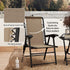 Three-Piece Garden Table and Chair Set - Khaki