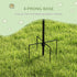 Bird Feeding Station Kit, Wild Bird Feeder Pole with 6 Hooks, 4 Hanging Feeders for Peanuts, Seed, Fat Balls, for Garden, Outdoor, Black