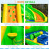 5 in 1 Kids Bouncy Castle Large Crocodile Style Inflatable House Slide Basket Water Pool Gun Climbing Wall with Blower Carrybag for Kids Age 3-8, 3.85 x 2.85 x 2.25m