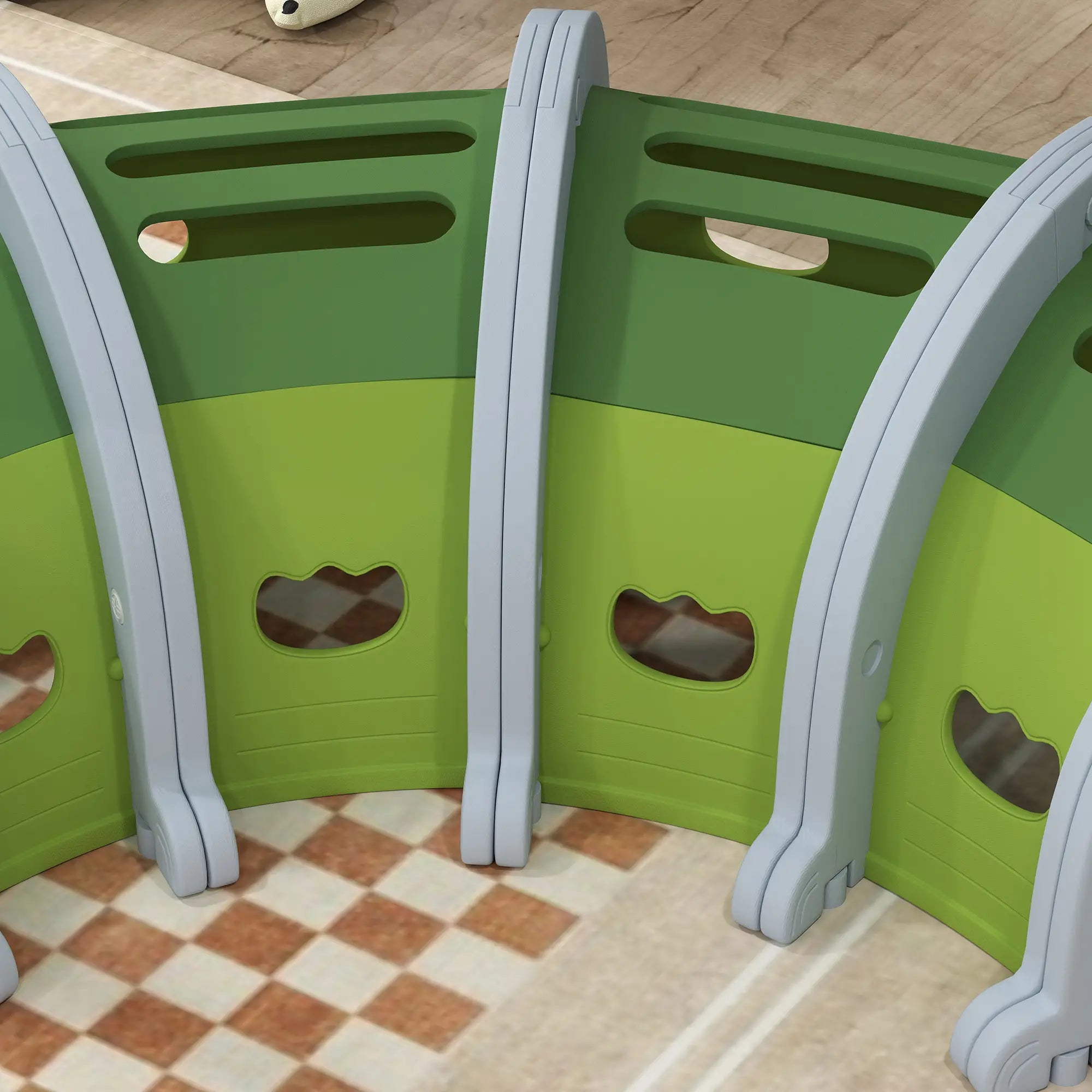Crocodile Design Kids Play Tunnel for Ages 3-6 Crawl and Climb