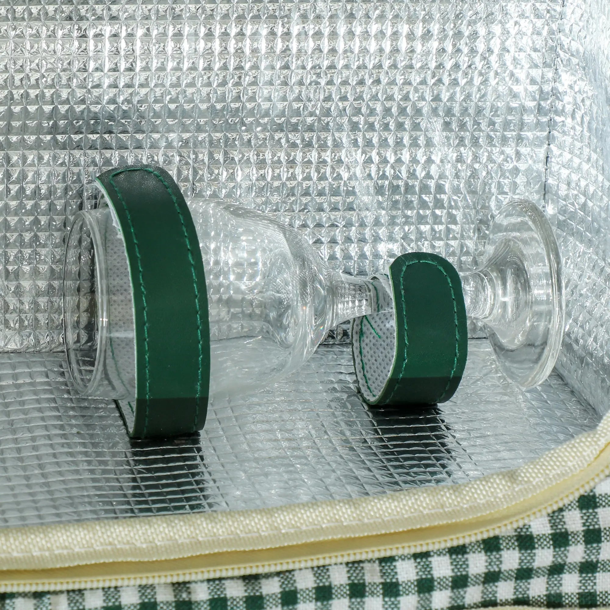Two-Person Picnic Set, with Wicker Basket