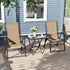 Three-Piece Garden Table and Chair Set - Khaki