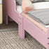 Toddler Bed Frame, Princess Bed for Kids, Cloud-Design, 143 x 74 x 55cm - Pink