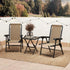 Three-Piece Garden Table and Chair Set - Khaki