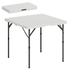 34/74cm Folding Camping Table, with Handle - White