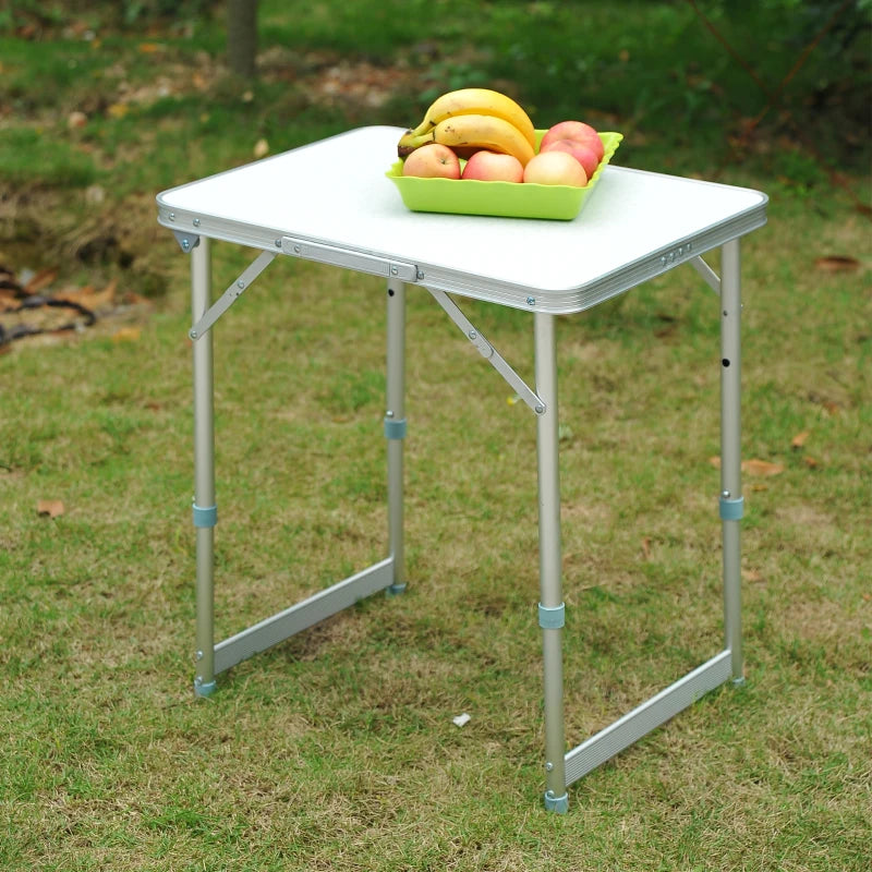 Patio Foldable Picnic Table-Silver