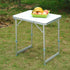 Patio Foldable Picnic Table-Silver
