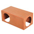 Outdoor Rabbit Hideaway Shelter Indoor Cat Tunnel Garden Kitty Box House Pet Home Run Play Cage Waterproof 60Lx30Wx25H(cm)