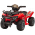 6V Kids Electric Ride on Car Toddlers Quad Bike All Terrain Vehicle Toy With Music for 18-36 months Red