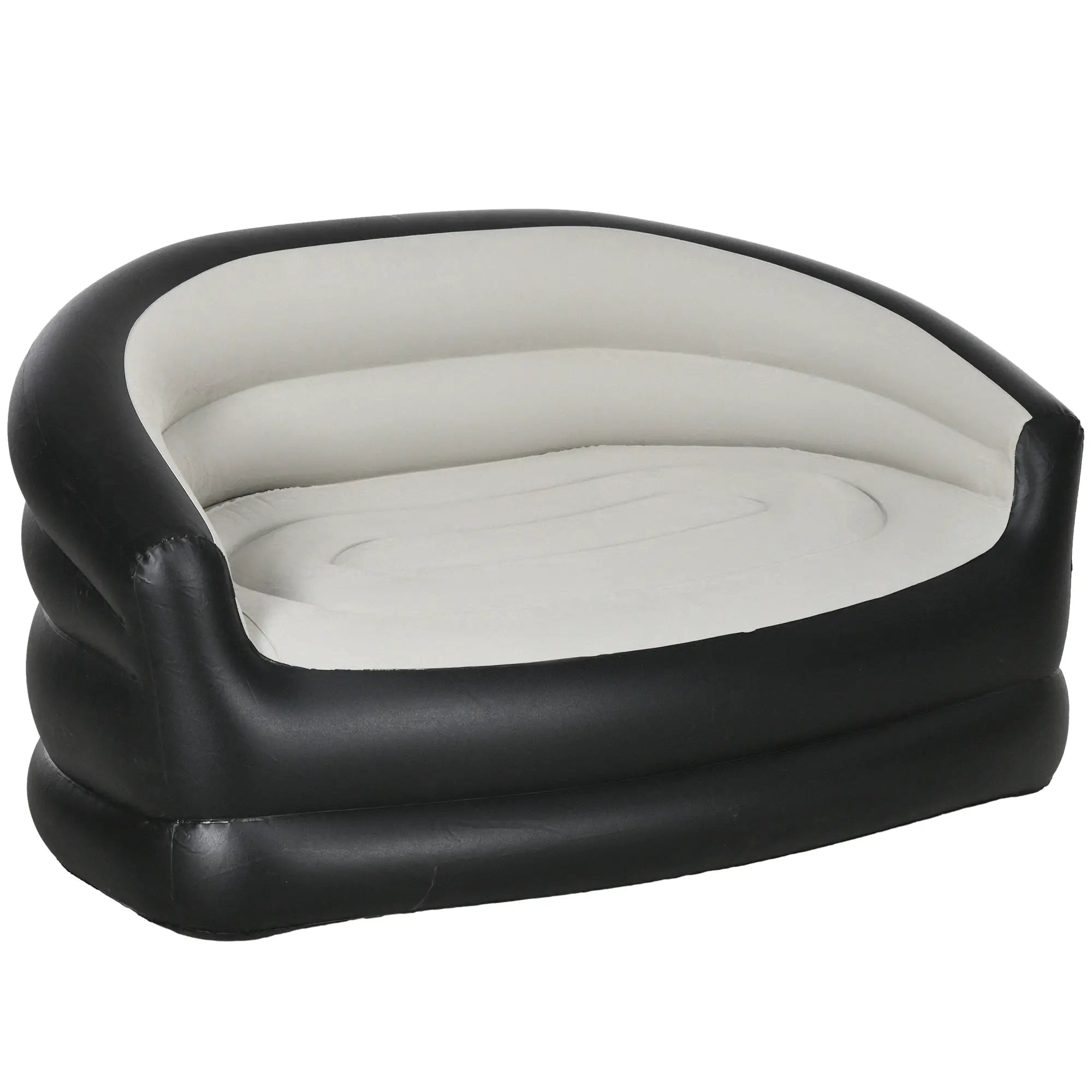 Double Inflatable Seat - Grey/Black