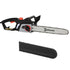1600W Electric Chainsaw with Double Brake, Tool-Free Chain Tensioning and 16inch Guide Bar and Chain, Power Saw to Cut Wood, Auto Chain Lubrication