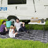 34/74cm Folding Camping Table, with Handle - White
