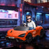 McLaren 765LT Licensed 12V Kids Electric Ride on Car with Butterfly Doors, Remote Control, Transport Wheels, Orange