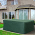 Garden Furniture Cover Waterproof, Anti-UV 600D Heavy Duty Oxford Fabric Patio Furniture Cover for Rectangular Sofa Table Set, Green, 245 x 165 x 55 cm