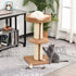91cm Cat Tower Scratching Posts Cat Tree for Indoor Cats Kitten Activity Centre Brown