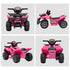 6V Kids Electric Ride on Car Toddlers Quad Bike All Terrain Vehicle Toy With Music for 18-36 months Pink