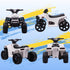 6V Kids Electric Ride on Car, ATV Toy, Quad Bike with Headlights, Horn, for Toddlers 18-36 Months White