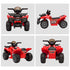 6V Kids Electric Ride on Car Toddlers Quad Bike All Terrain Vehicle Toy With Music for 18-36 months Red