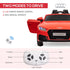 Kids Licensed Audi TT Ride-On Car 12V Battery w/ Remote Suspension Headlights and MP3 Player 3km/h Red