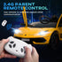 Lamborghini Aventador Licensed 12V Kids Electric Ride On Car Racing Car Toy with Parental Remote Control Battery-powered 2 Motors Music Lights for 3-8 Years Old Yellow 4.9