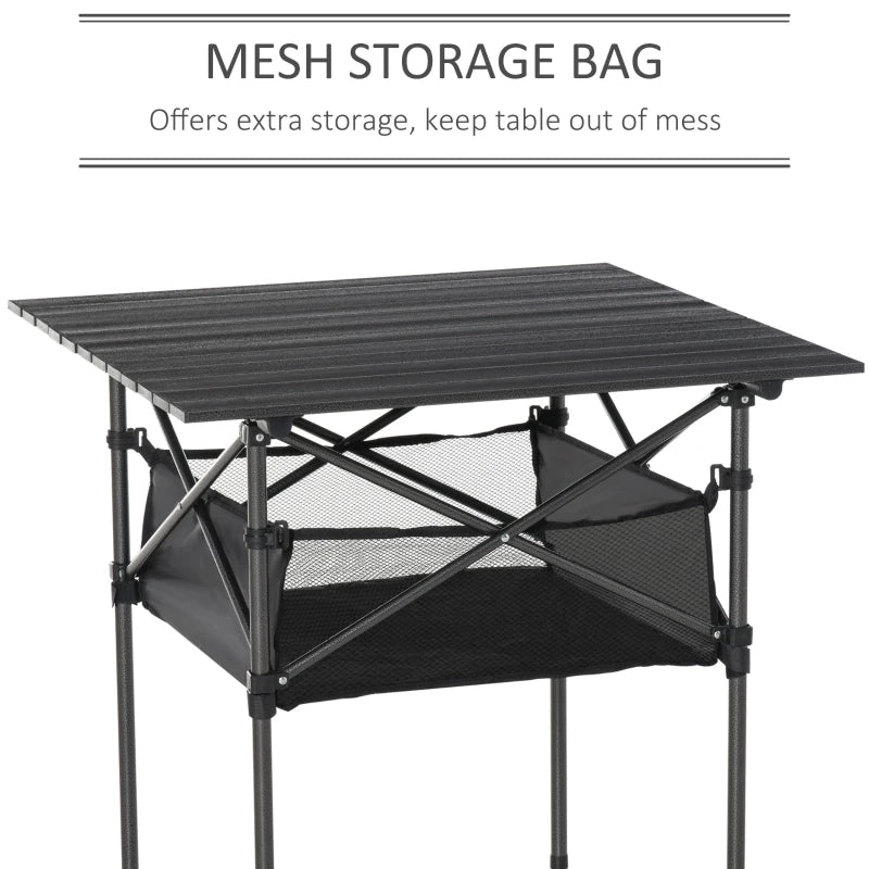 Outdoor Folding Camping Table W/ Storage Bag, Portable for Garden Beach Picnic