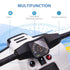 6V Kids Electric Ride on Car, ATV Toy, Quad Bike with Headlights, Horn, for Toddlers 18-36 Months White