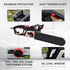 1600W Electric Chainsaw with Double Brake, Tool-Free Chain Tensioning and 16inch Guide Bar and Chain, Power Saw to Cut Wood, Auto Chain Lubrication