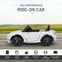 Kids Electric Car Kids Ride on Toys W/ LED Lights-White