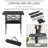 Outdoor Folding Camping Table W/ Storage Bag, Portable for Garden Beach Picnic
