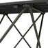Folding Camping Table, Lightweight Metal Picnic Table with Carry Bag, Foldable Table for Outdoor Camping, Picnic, Hiking, BBQ, Fishing, Black
