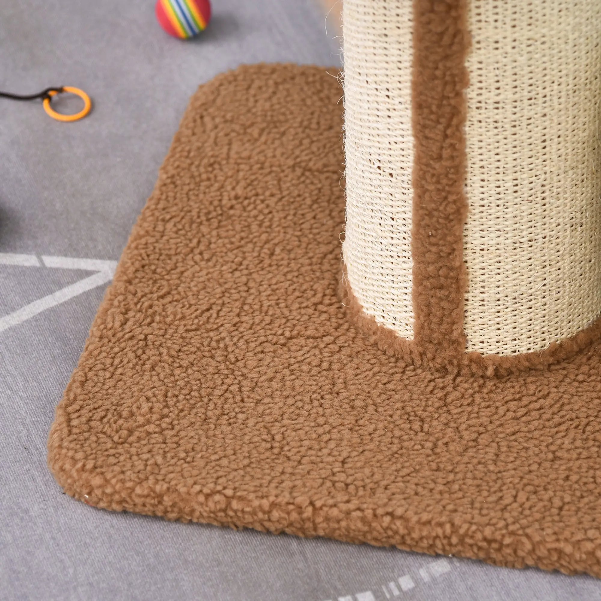 91cm Cat Tower Scratching Posts Cat Tree for Indoor Cats Kitten Activity Centre Brown