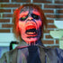 5.5ft Life Size Halloween Animatronic Standing Chainsaw Killer, with Light Up Eyes, Sound Activated Moving Body, Scary Halloween Decorations, Battery Operated, Indoor Party Props